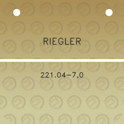 riegler-22104-70