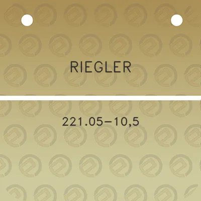 riegler-22105-105