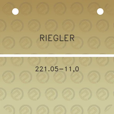 riegler-22105-110