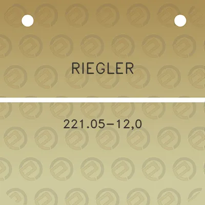 riegler-22105-120