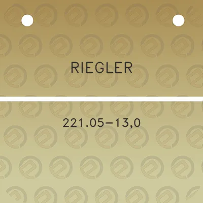 riegler-22105-130