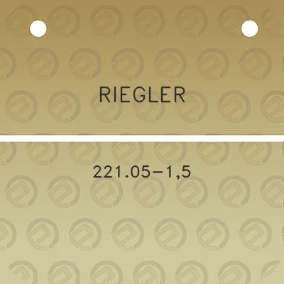 riegler-22105-15