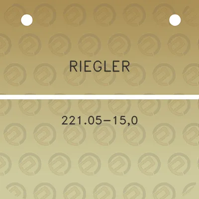 riegler-22105-150