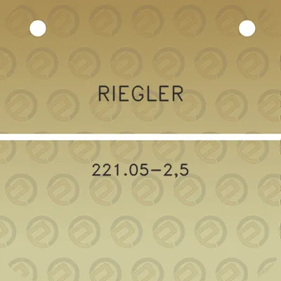 riegler-22105-25