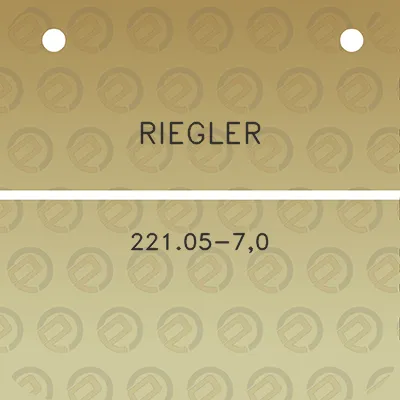 riegler-22105-70