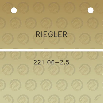 riegler-22106-25