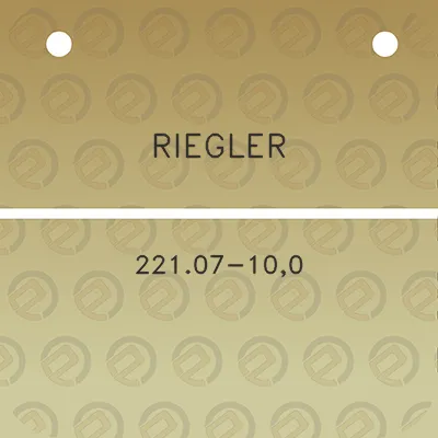 riegler-22107-100