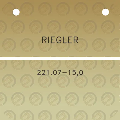 riegler-22107-150