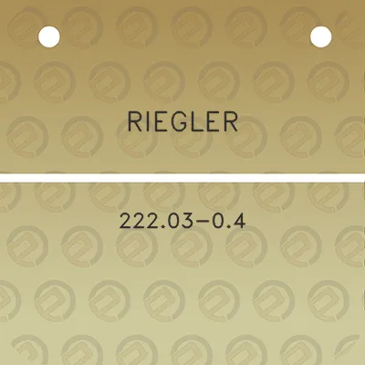 riegler-22203-04