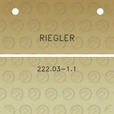 riegler-22203-11