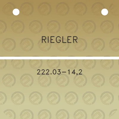 riegler-22203-142