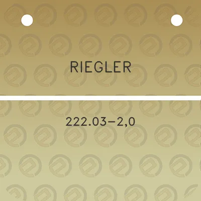 riegler-22203-20