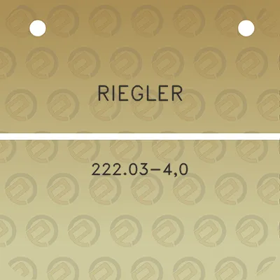 riegler-22203-40