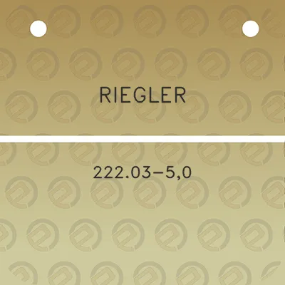 riegler-22203-50