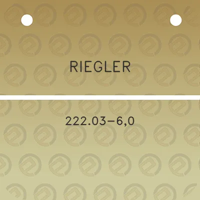 riegler-22203-60