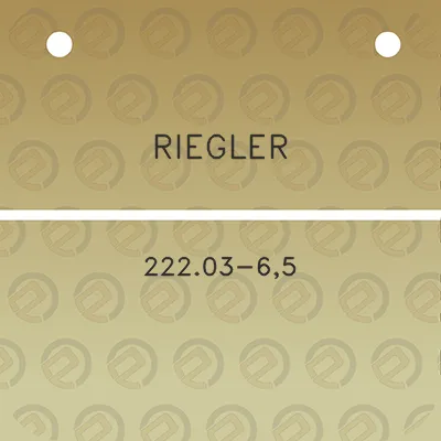 riegler-22203-65