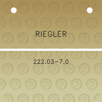 riegler-22203-70