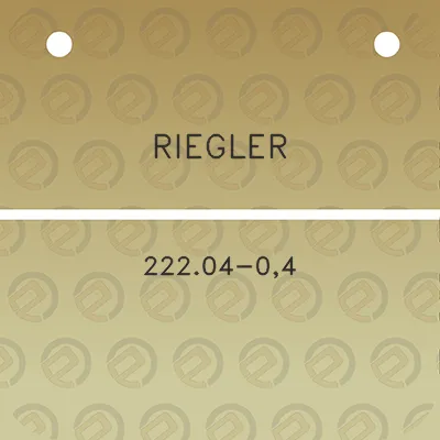 riegler-22204-04