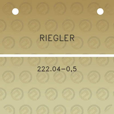 riegler-22204-05