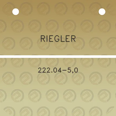 riegler-22204-50