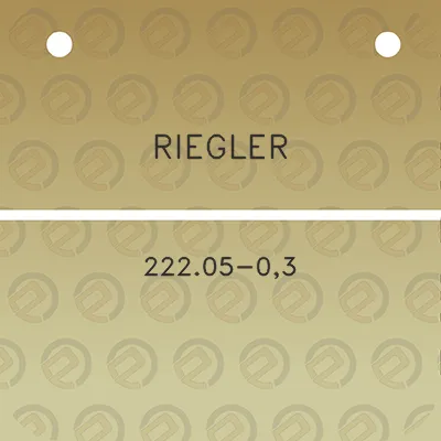 riegler-22205-03