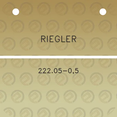 riegler-22205-05