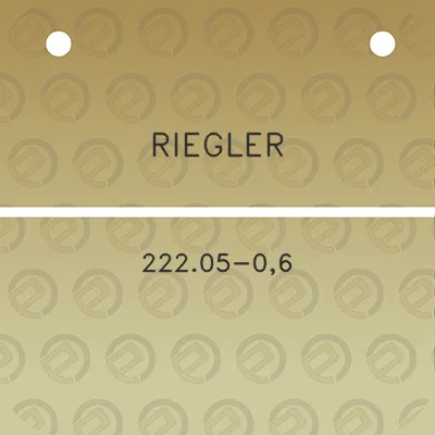 riegler-22205-06