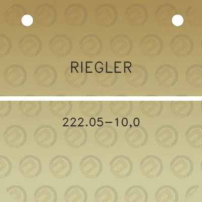 riegler-22205-100