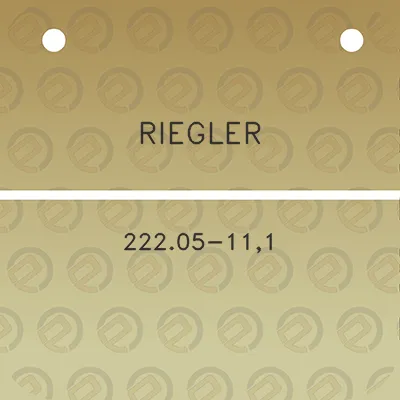 riegler-22205-111