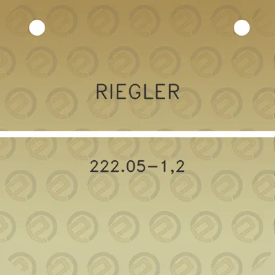 riegler-22205-12