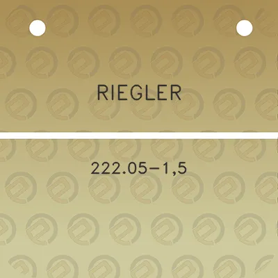 riegler-22205-15