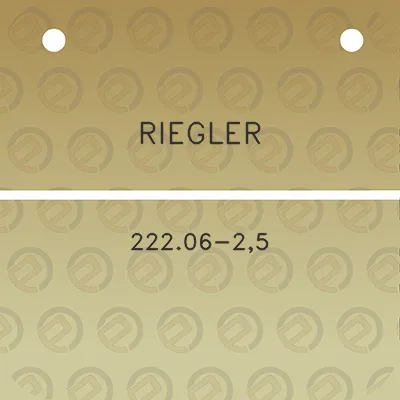 riegler-22206-25