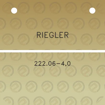 riegler-22206-40