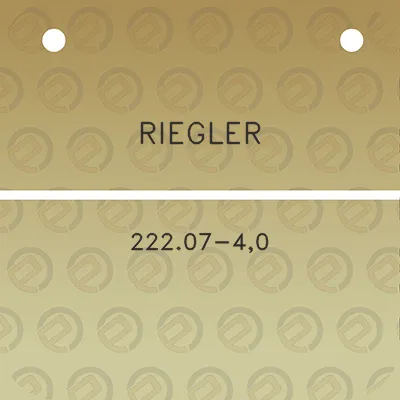 riegler-22207-40