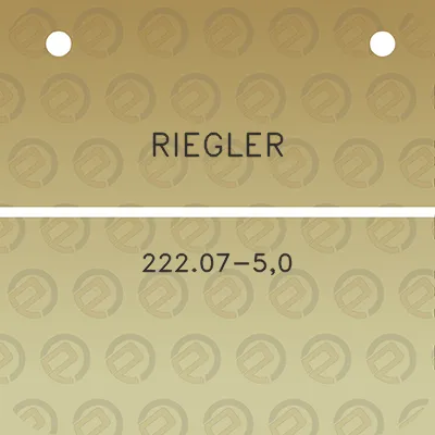 riegler-22207-50