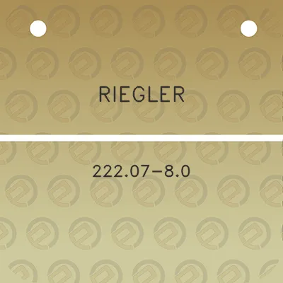 riegler-22207-80