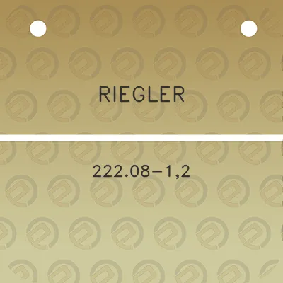 riegler-22208-12