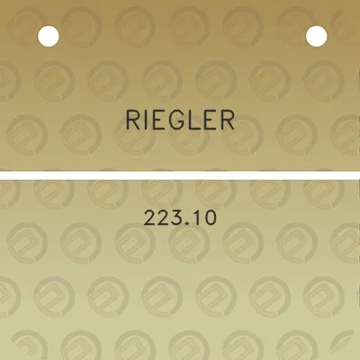 riegler-22310