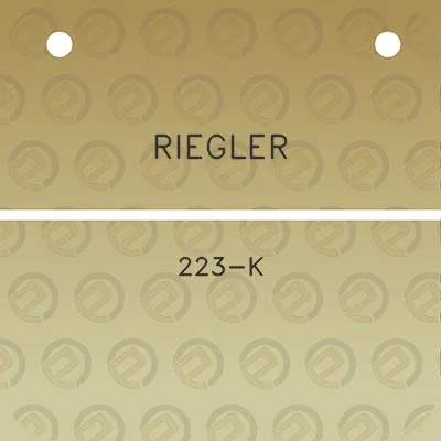 riegler-223-k