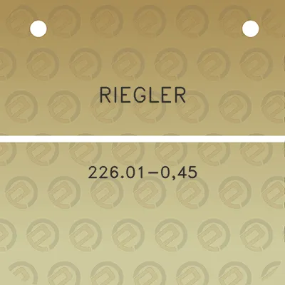 riegler-22601-045