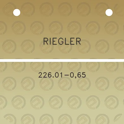 riegler-22601-065