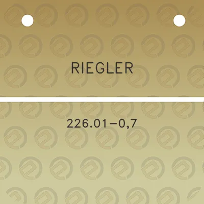 riegler-22601-07