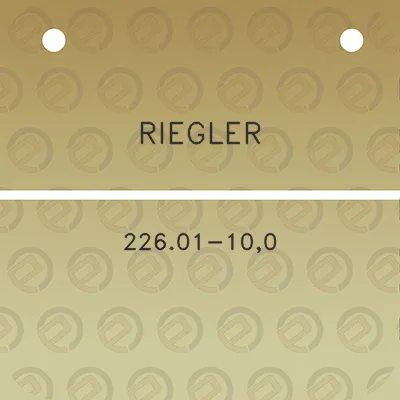 riegler-22601-100