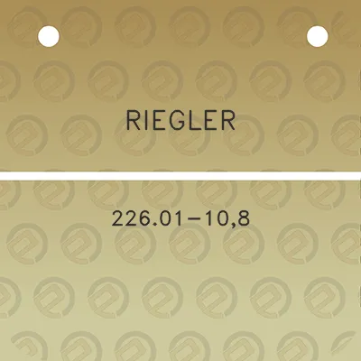 riegler-22601-108