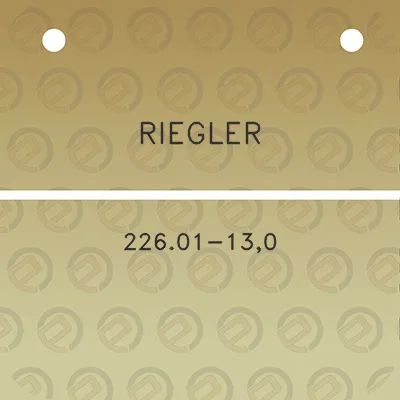 riegler-22601-130