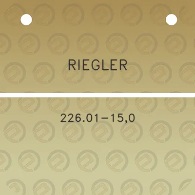 riegler-22601-150