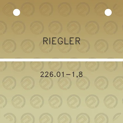 riegler-22601-18