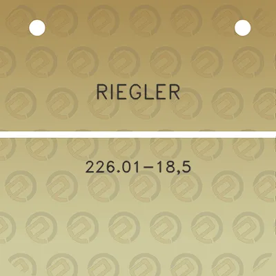 riegler-22601-185