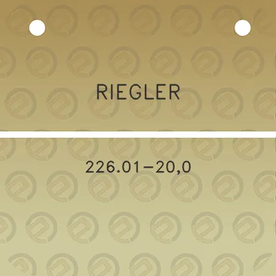 riegler-22601-200