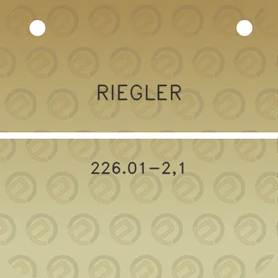 riegler-22601-21